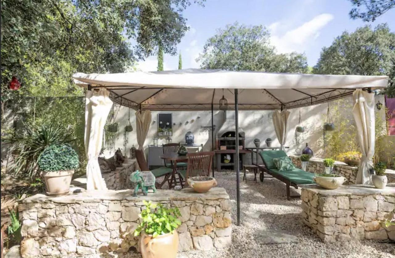 Bed and Breakfast Les Jardins D'Holi Proche Uzes Garrigues-et-Sainte-Eulalie Екстер'єр фото